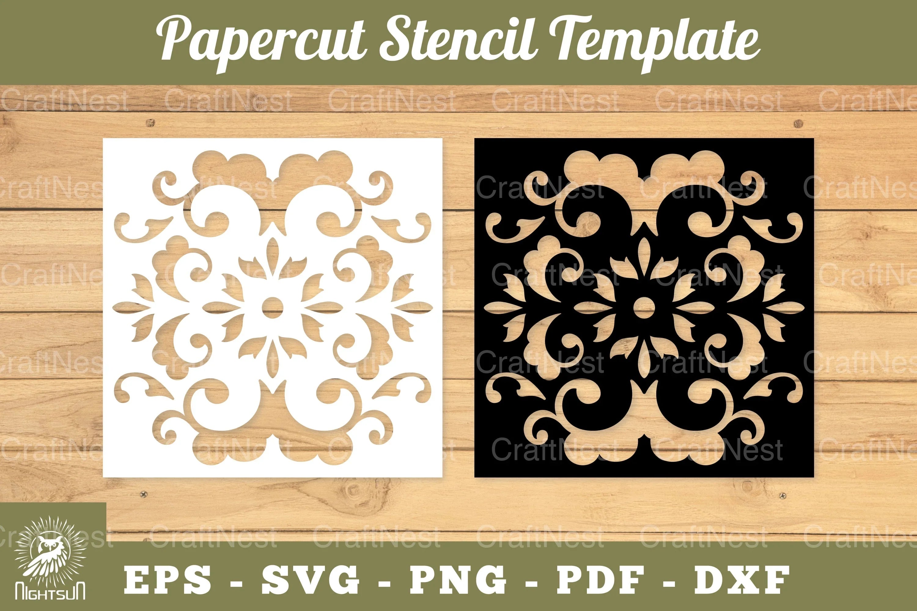 Decorative Paper Cut Stencil Clipart Bundle - CraftNest - Digital Crafting and Art