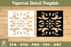 Decorative Paper Cut Stencil Clipart Bundle