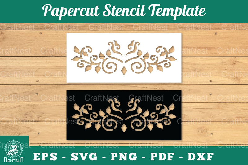 Decorative Papercut Stencil Clipart Bundle - CraftNest - Digital Crafting and Art
