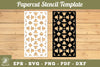 Decorative Papercut Stencil Clipart Bundle