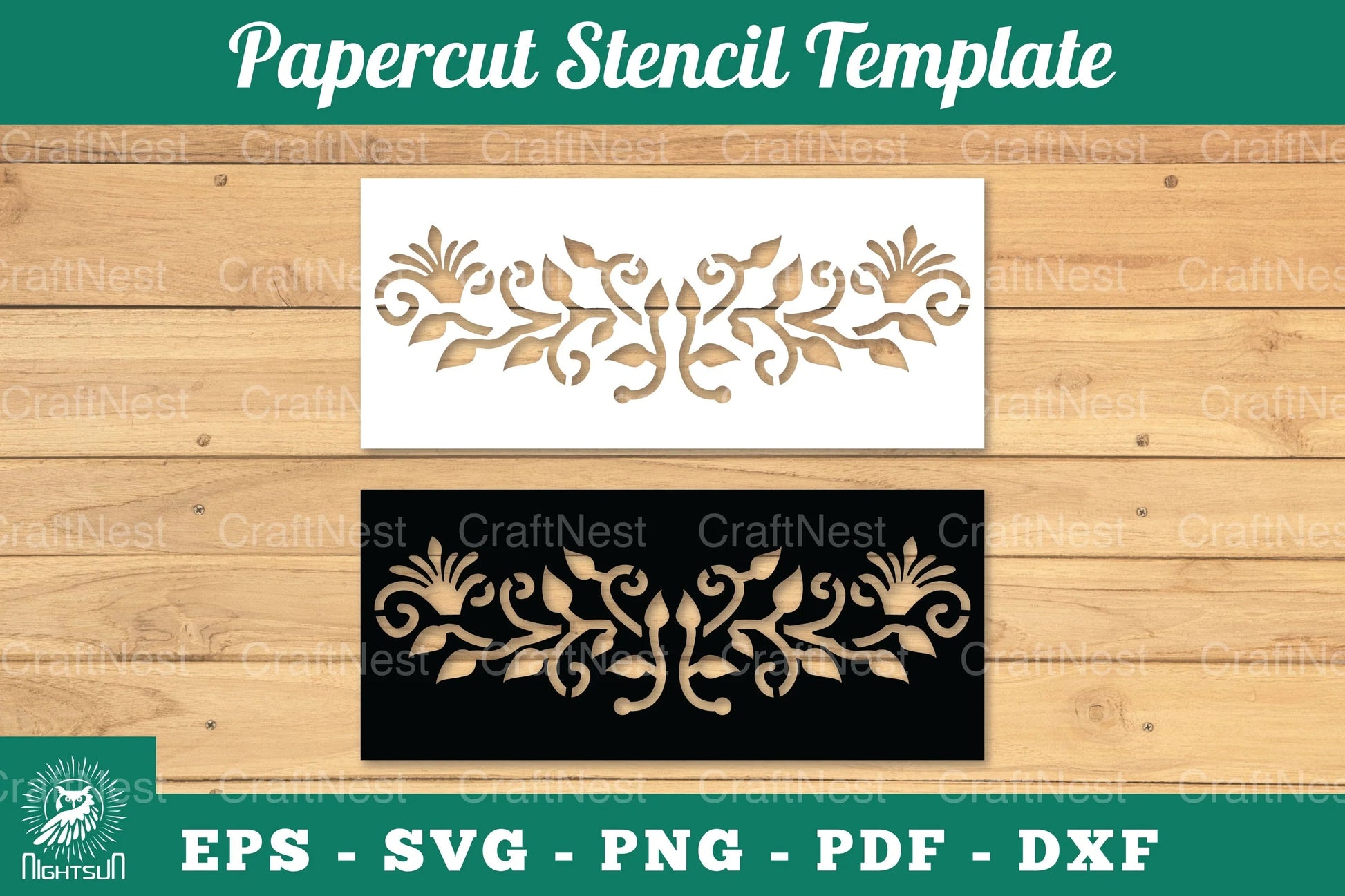 Decorative Papercut Stencil Clipart Bundle - CraftNest - Digital Crafting and Art