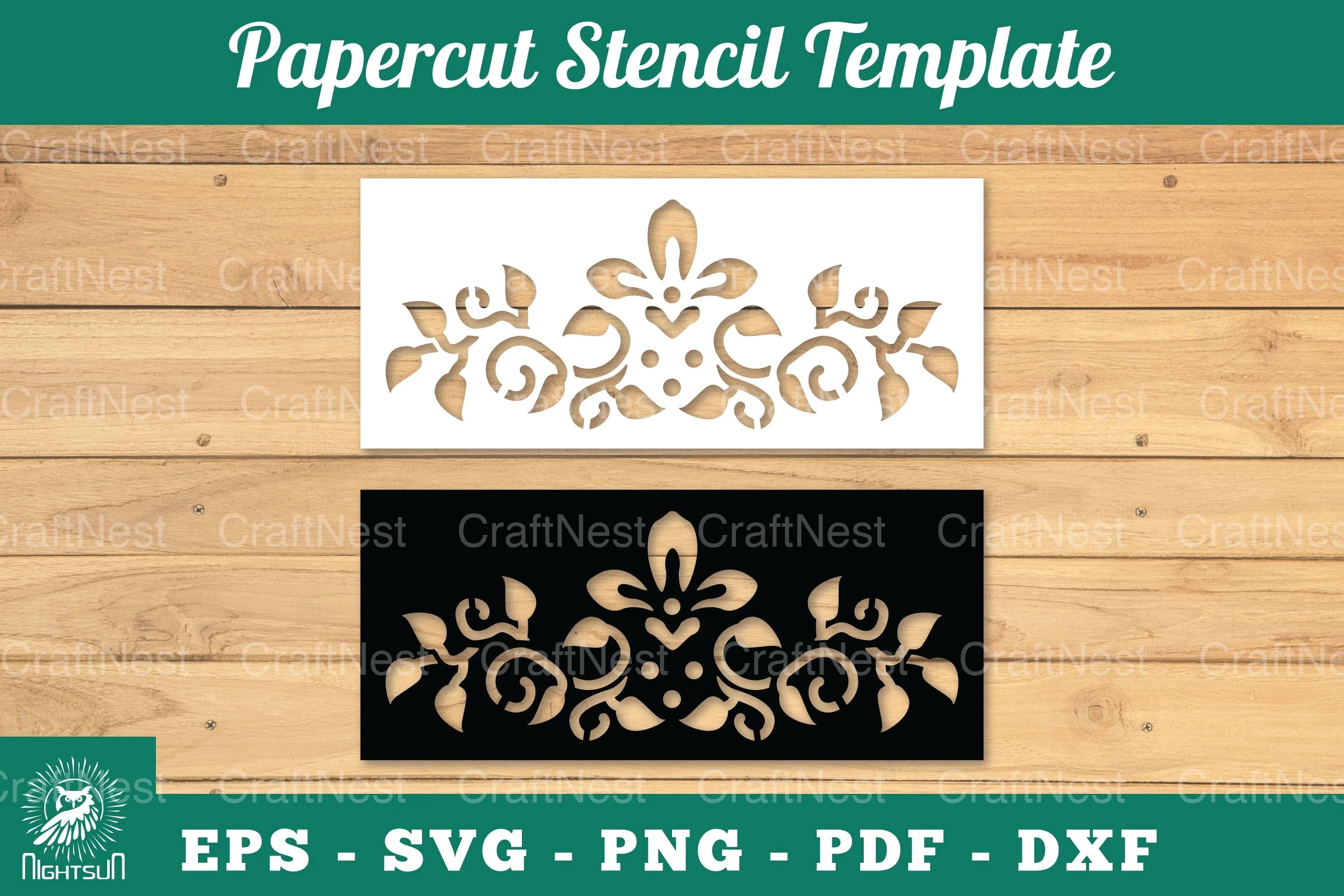 Decorative Papercut Stencil Clipart Bundle - CraftNest - Digital Crafting and Art