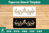 Decorative Papercut Stencil Clipart Bundle