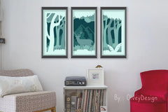 Deer Continuous Layered Papercut SVG Bundle - CraftNest - Digital Crafting and Art