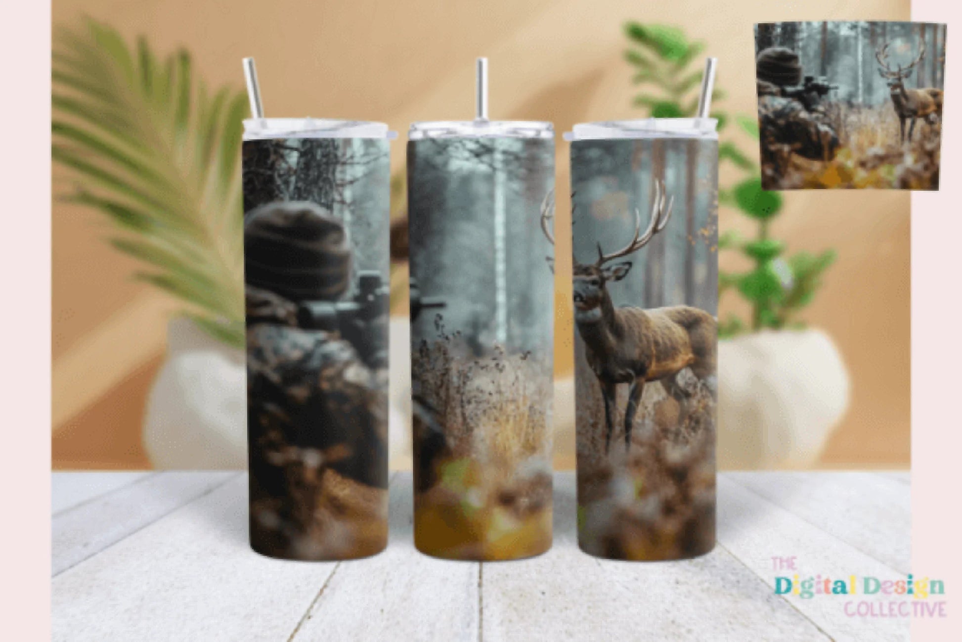 Deer Hunting Tumbler Wrap Bundle - CraftNest - Digital Crafting and Art