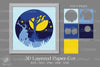 Deer in Forest 3D Paper Cut Clipart Bundle
