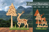 Deer in Forest Laser Cut Decoration Clipart Bundle
