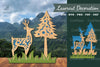Deer in Forest Laser Cut Decoration Clipart Bundle