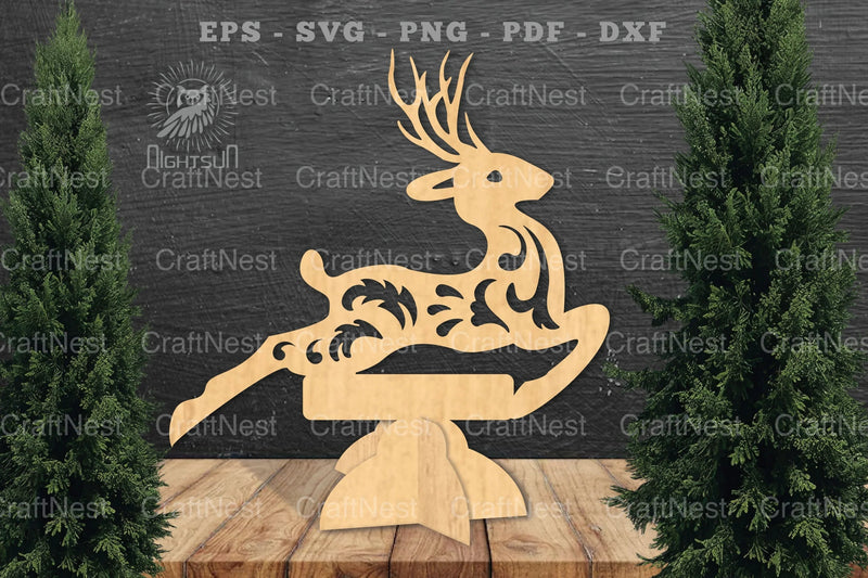 Deer Laser Cut Home Decor SVG Bundle - CraftNest - Digital Crafting and Art