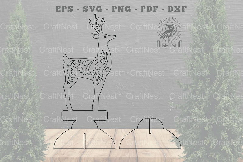 Deer Laser Cut Home Decor SVG Bundle - CraftNest - Digital Crafting and Art
