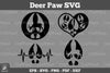 Deer Paw SVG Animal Clipart Bundle