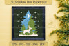Deer in Forest 3D Shadow Box Clipart Bundle