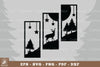 Deer in the Forest Home Decor Clipart Bundle