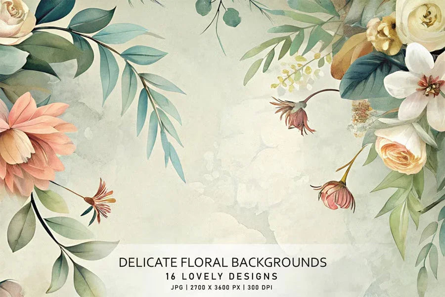 Delicate Floral Backgrounds