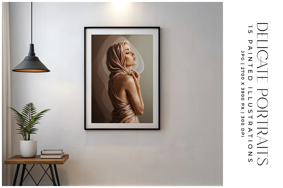 Delicate Portraits - Women - CraftNest - Digital Crafting and Art