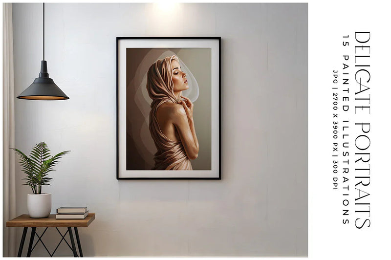 Delicate Portraits - Women - CraftNest - Digital Crafting and Art