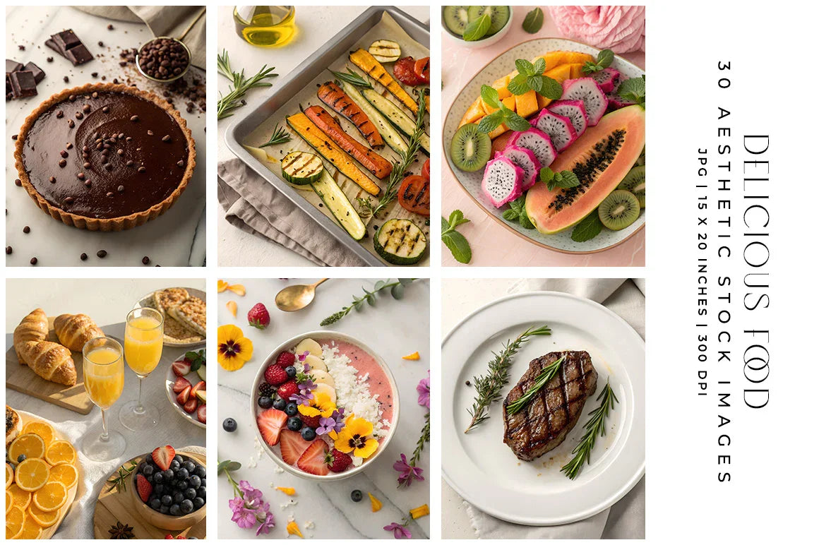Delicious Food - Stock Images - CraftNest - Digital Crafting and Art