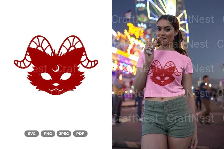 Demon Cat SVG Bundle - CraftNest - Digital Crafting and Art