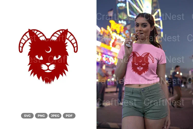 Demon Cat SVG Bundle - CraftNest - Digital Crafting and Art