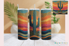 Desert Cactus Neon Western Tumbler Wrap Bundle