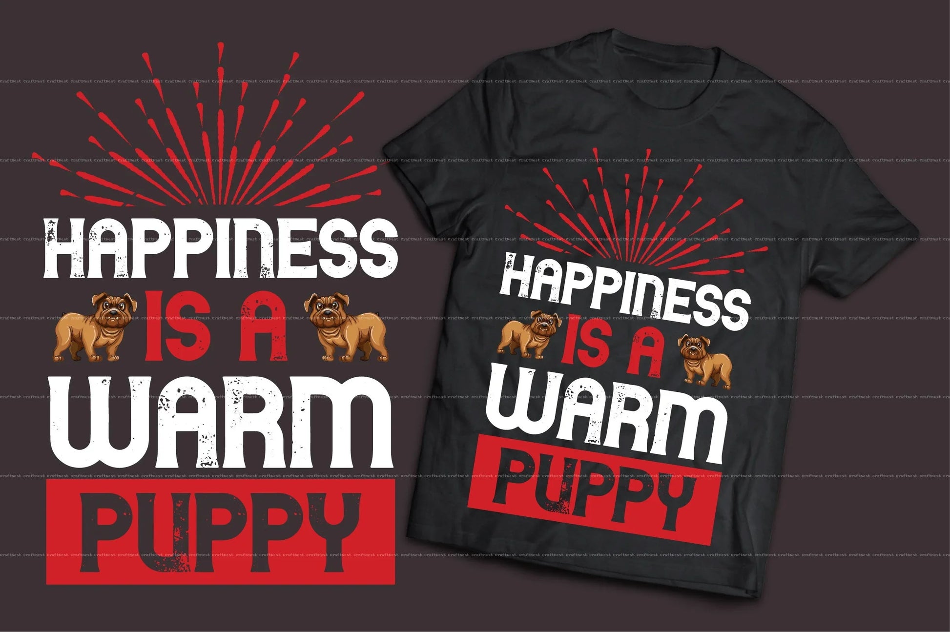 Dog T-Shirt Design SVG Bundle - CraftNest - Digital Crafting and Art