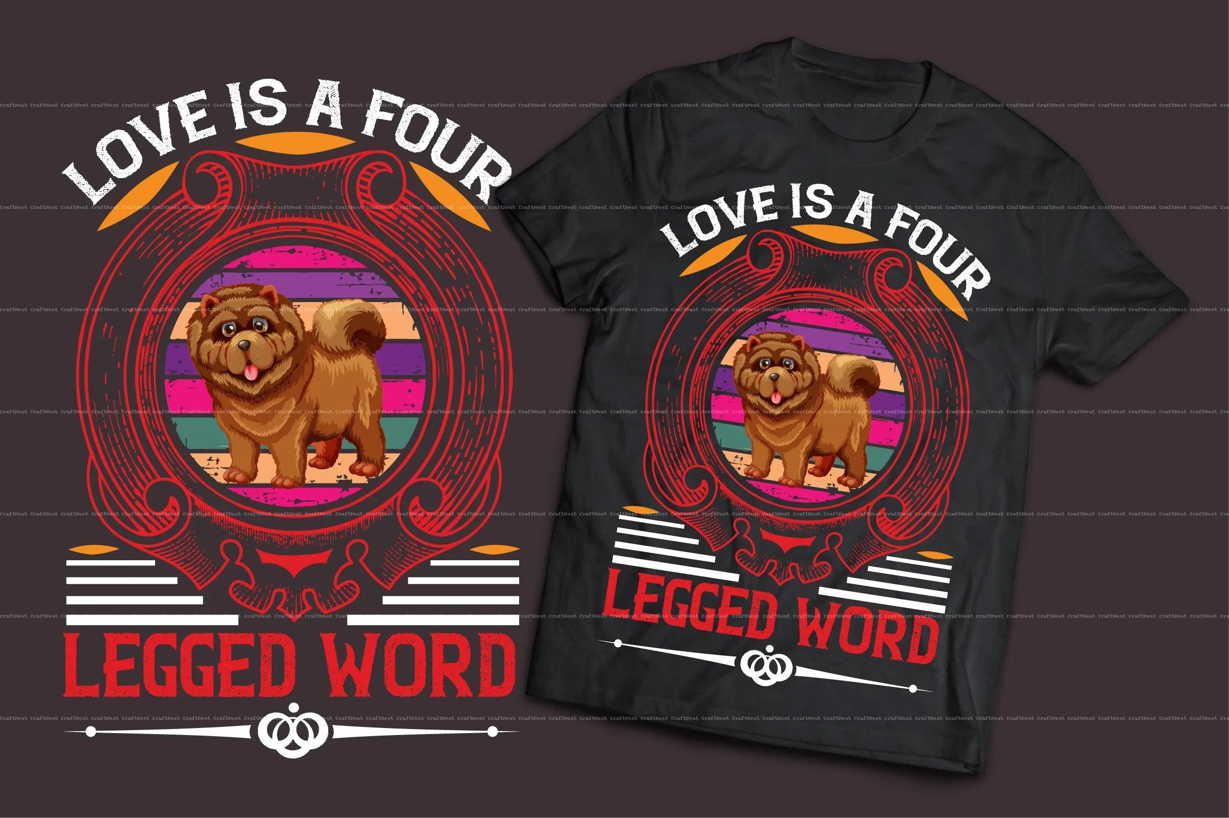 Dog T-Shirt Design SVG Bundle - CraftNest - Digital Crafting and Art