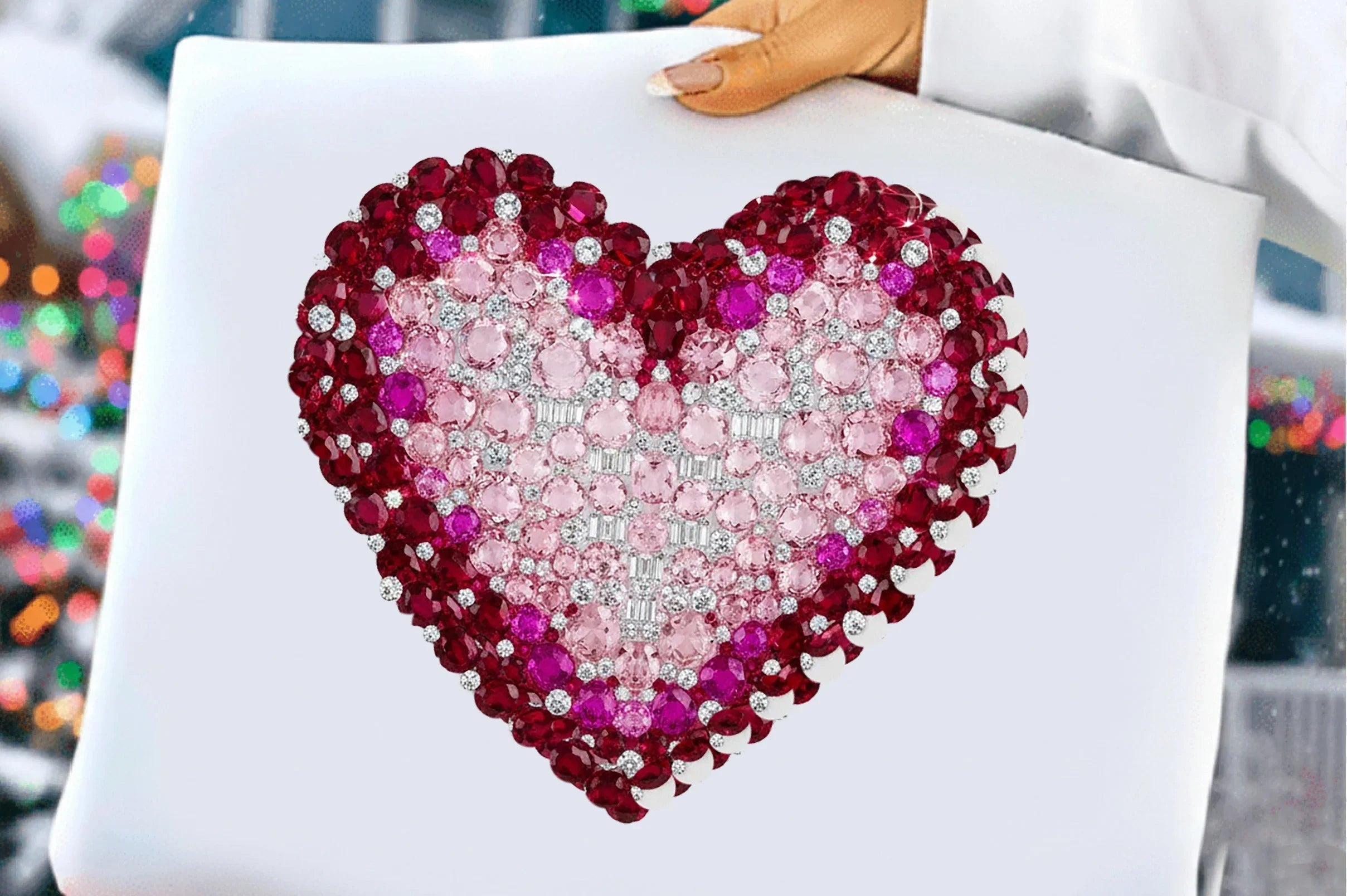 Diamond Glitter Valentine Heart Clipart Bundle - CraftNest - Digital Crafting and Art