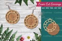 Diamond Laser Cut Earrings Clipart Bundle - CraftNest - Digital Crafting and Art
