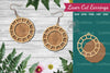 Diamond Laser Cut Earrings Clipart Bundle