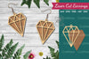 Diamond Laser Cut Earrings Clipart Bundle