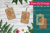 Diamond Laser Cut Earrings Clipart Bundle