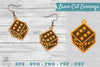 Dice Laser Cut Earrings SVG Bundle