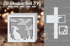 Dinosaur 3D Papercut Shadow Box Clipart Bundle - CraftNest - Digital Crafting and Art