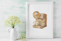 Retro Disco Coffee Clipart Bundle - CraftNest - Digital Crafting and Art