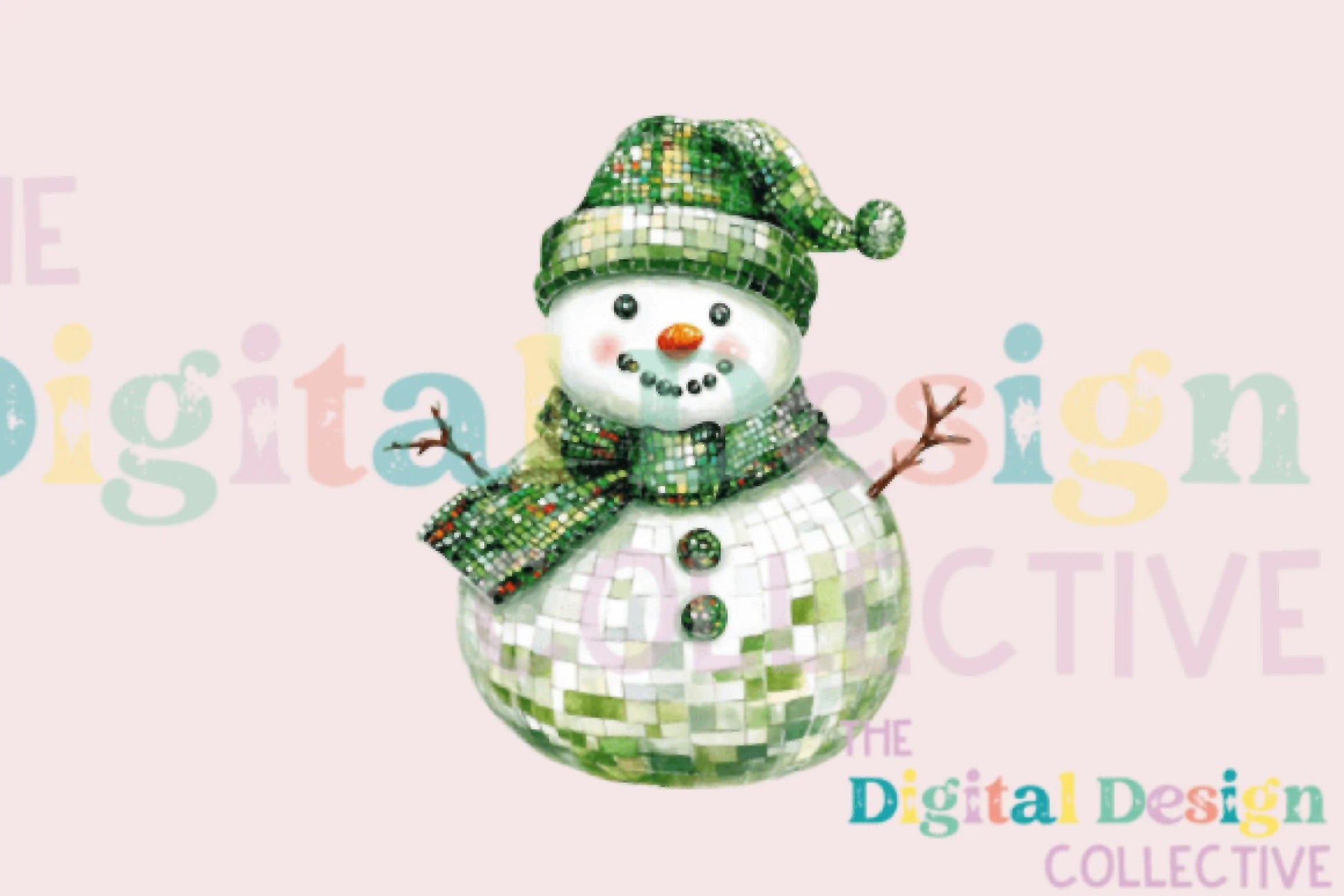 Festive Disco Snowman Christmas Clipart Bundle - CraftNest - Digital Crafting and Art