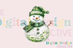 Festive Disco Snowman Christmas Clipart Bundle - CraftNest - Digital Crafting and Art