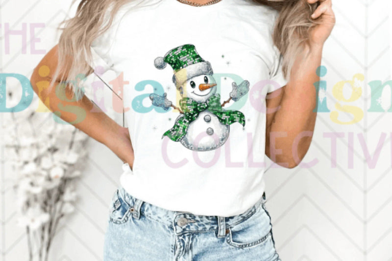 Festive Disco Snowman Christmas Clipart Bundle - CraftNest - Digital Crafting and Art