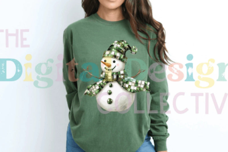 Festive Disco Snowman Christmas Clipart Bundle - CraftNest - Digital Crafting and Art