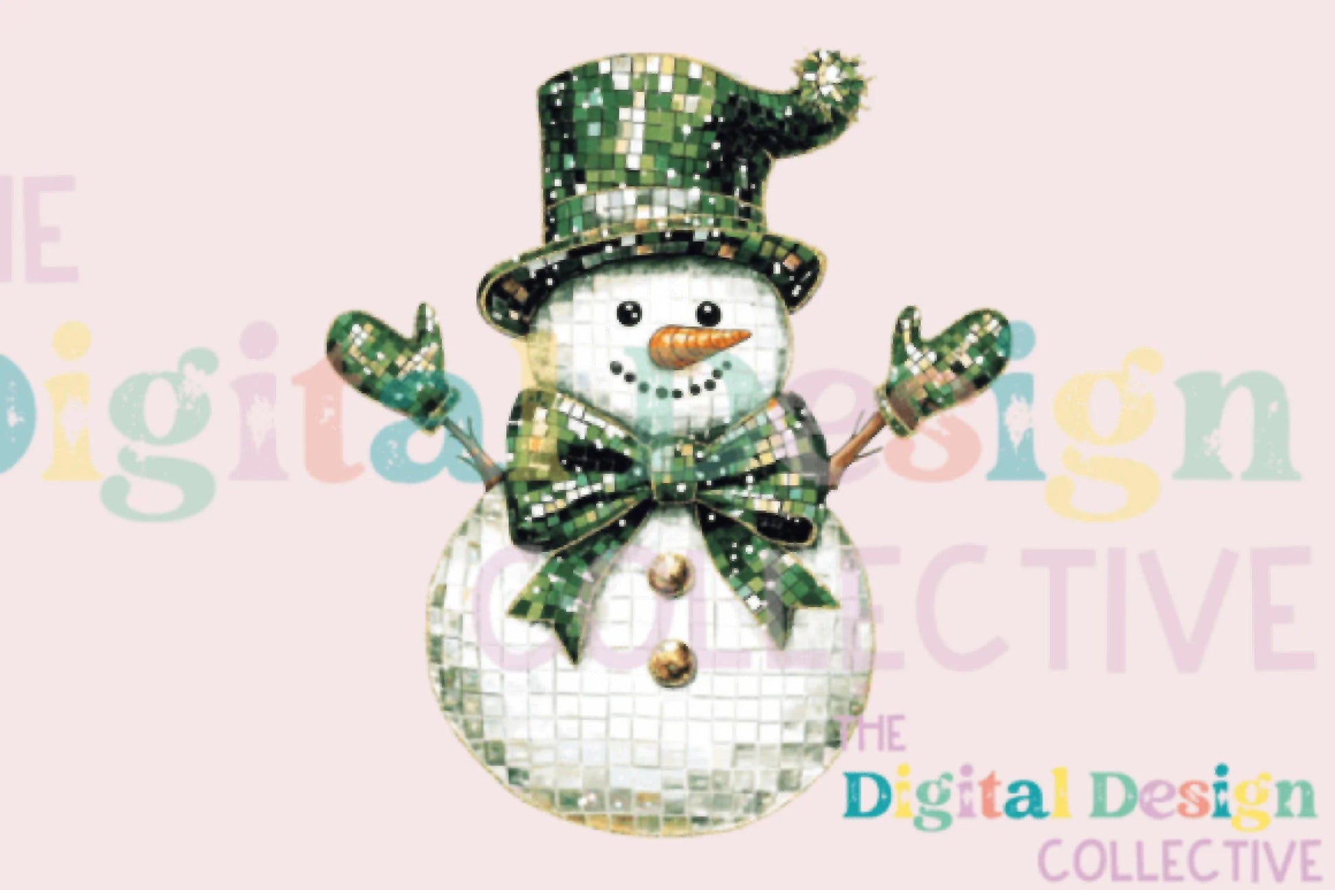 Festive Disco Snowman Christmas Clipart Bundle - CraftNest - Digital Crafting and Art