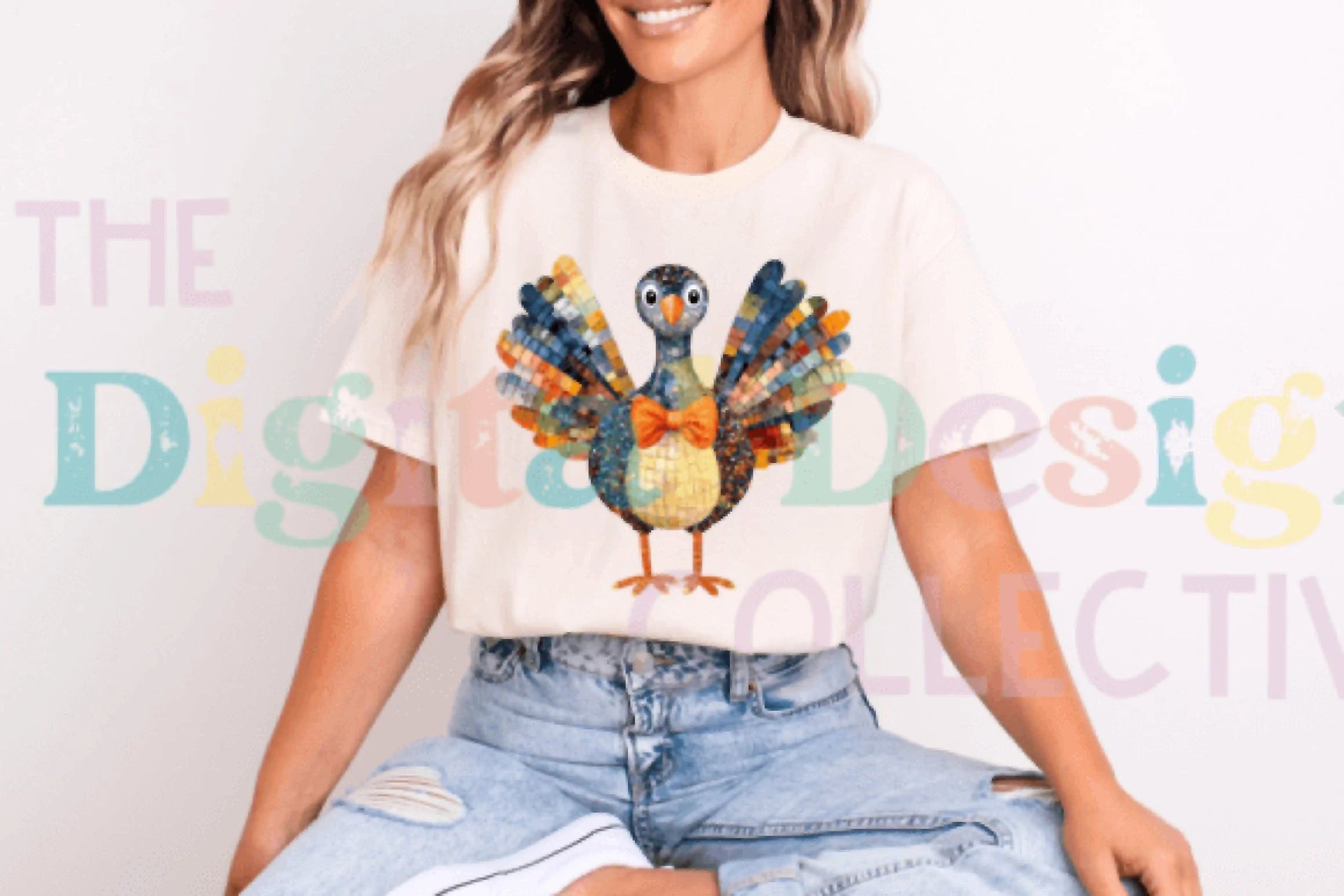 Disco Turkey Thanksgiving Clipart Bundle - CraftNest - Digital Crafting and Art
