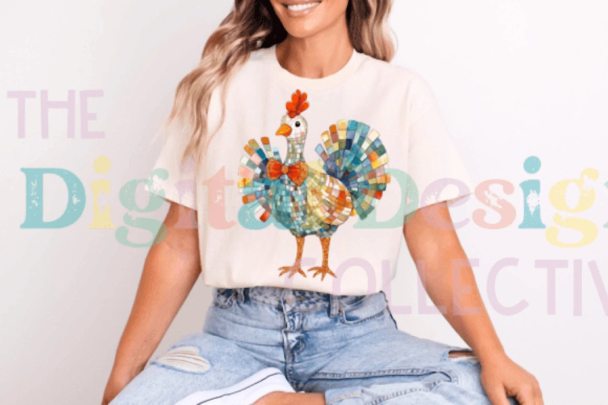 Disco Turkey Thanksgiving Clipart Bundle - CraftNest - Digital Crafting and Art