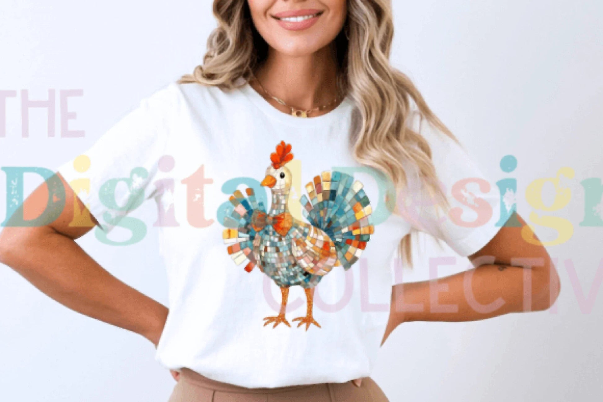 Disco Turkey Thanksgiving Clipart Bundle - CraftNest - Digital Crafting and Art