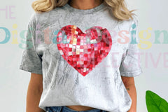 Valentine's Day Disco Ball Heart Clipart Bundle - CraftNest - Digital Crafting and Art