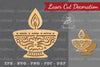 Diwali Lamp Laser Cut Decoration Clipart Bundle