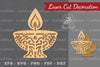 Diwali Lamp Laser Cut Decoration Clipart Bundle
