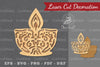 Diwali Lamp Laser Cut Decoration Clipart Bundle