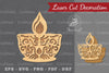 Diwali Lamp Laser Cut Decoration Clipart Bundle