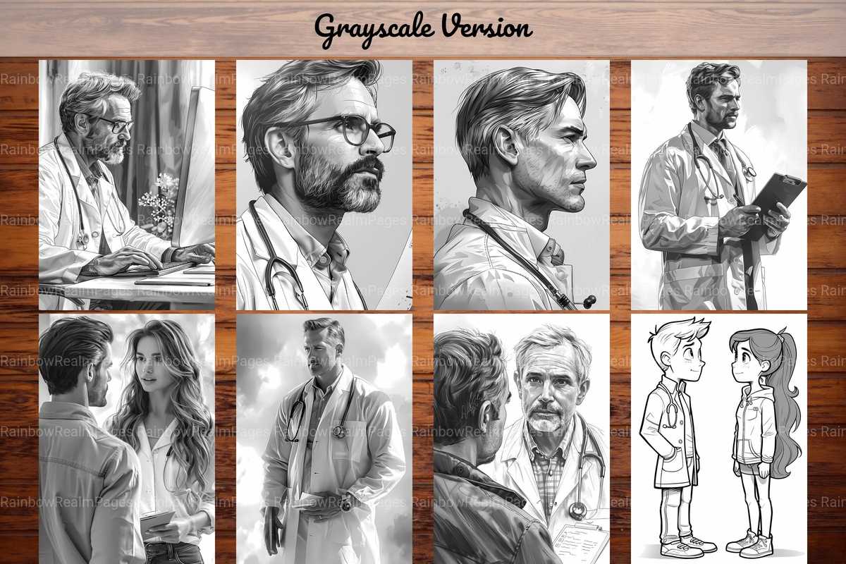 Doctor Coloring Books - CraftNest - Digital Crafting and Art