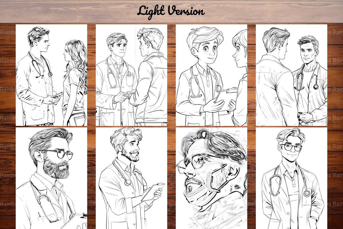 Doctor Coloring Books - CraftNest - Digital Crafting and Art