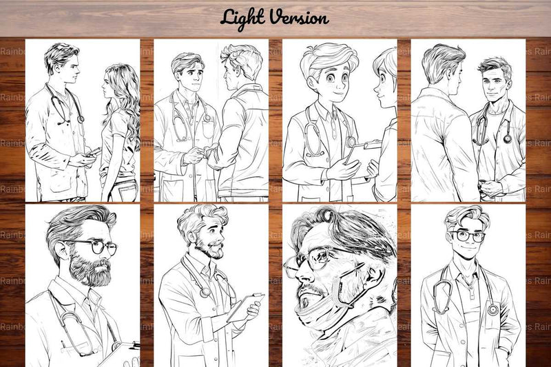 Doctor Coloring Books - CraftNest - Digital Crafting and Art